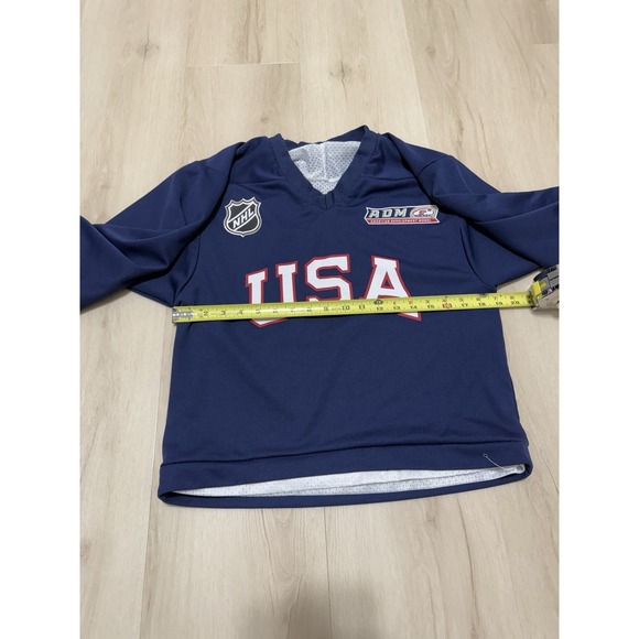 USA NHL ADM Youth Large Hockey Jersey- Reversible - Picture 3 of 6